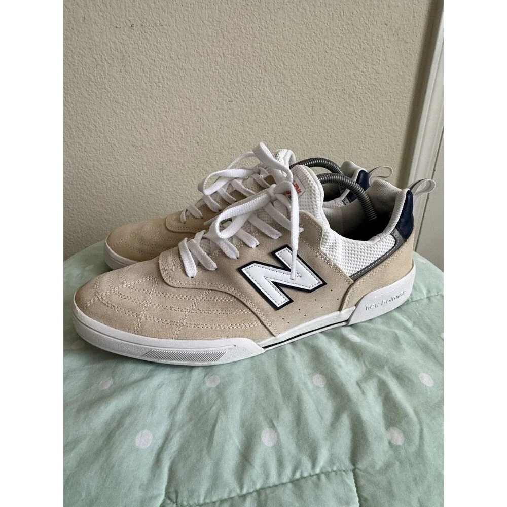 New Balance Numeric Men's Beige Suede Skate Shoes US 10.5